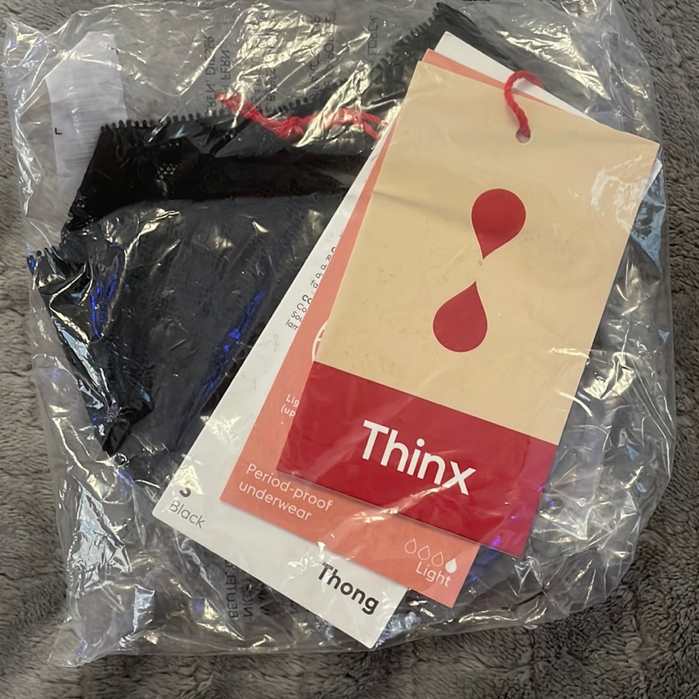 Thinx thong (black)